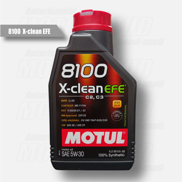 Olio Motul 8100 X-Clean EFE 5W-30 1L