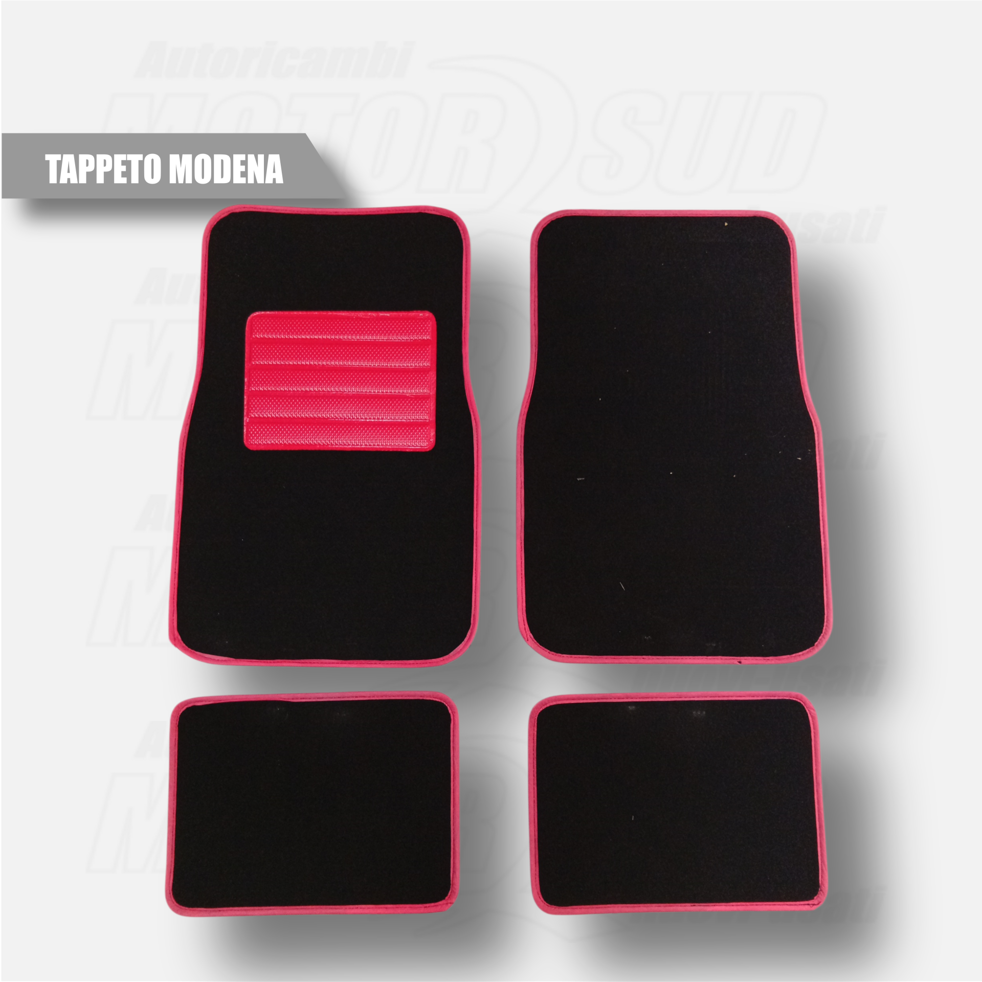 Tappetini Universali Antiscivolo Moquette Modena 4pz