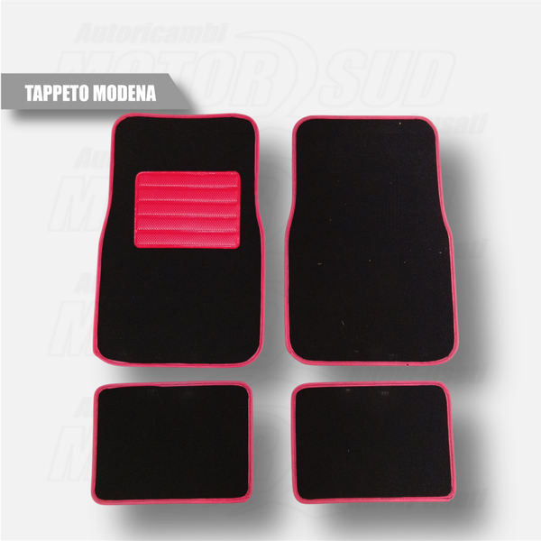 Tappetini Universali Antiscivolo Moquette Modena 4pz