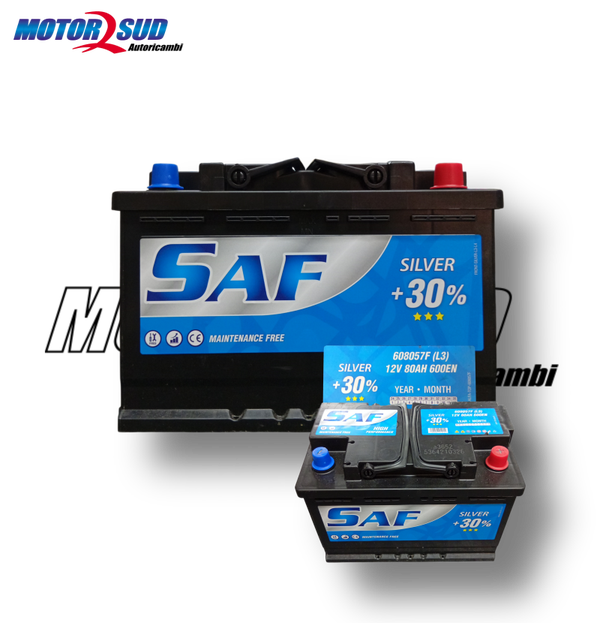 Batteria Auto 12V L3 80Ah 600EN Linea Silver