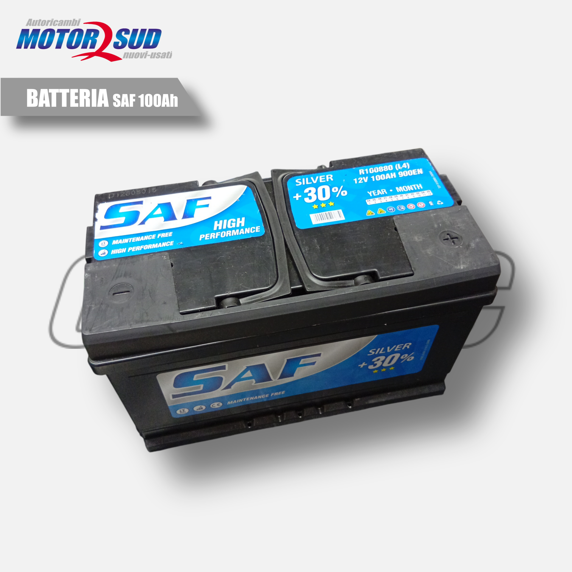 Batteria Auto 12V L4 100Ah 900EN Linea Silver
