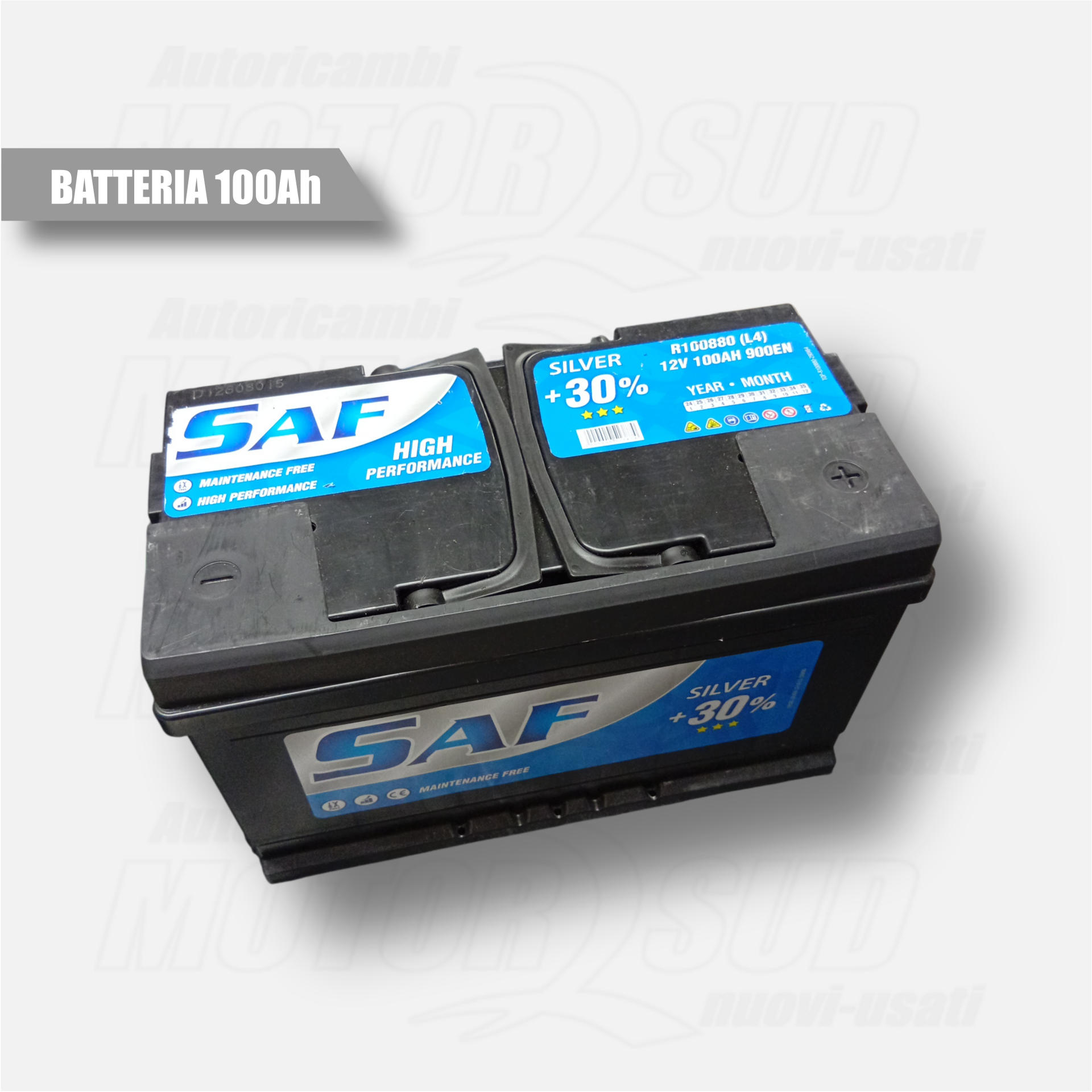 Batteria Auto 12V L4 100Ah 900EN Linea Silver