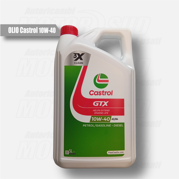 Olio Castrol 10W-40 GTX 5L