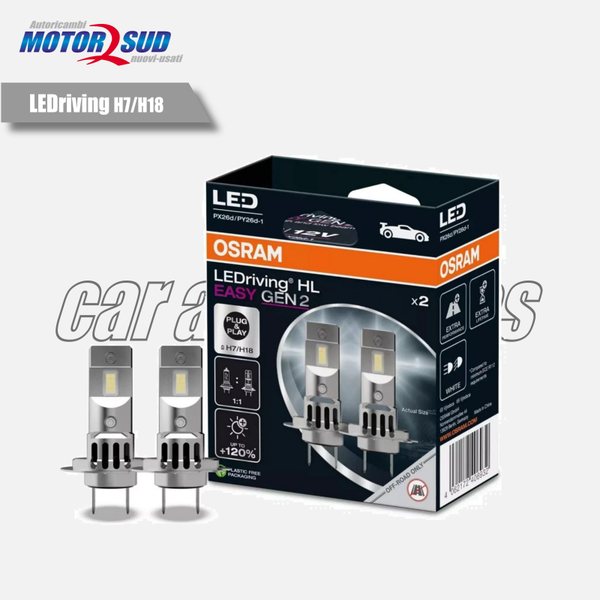 OSRAM LEDriving HL EASY GEN 2 H7/H18 - Lampade LED Plug & Play