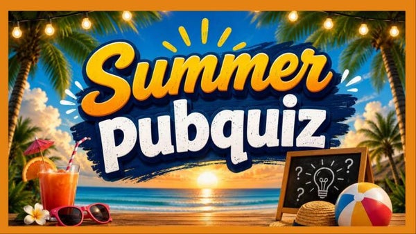 Summer pubquiz - orange - English