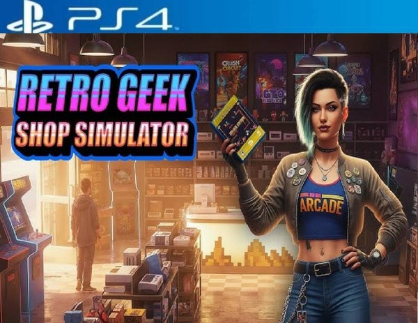 Retro Geek Shop Simulator PS4 Platinum Trophy Service (NO GAME) LEGIT 100%