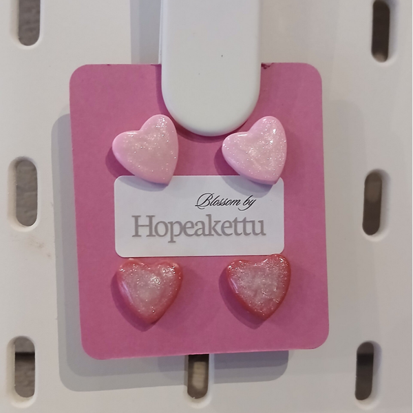 Sydämet vaaleanpunaiset ja punaiset NK02