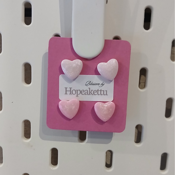 Sydämet vaaleanpunaiset vaaleammat ja tummemmat NK01