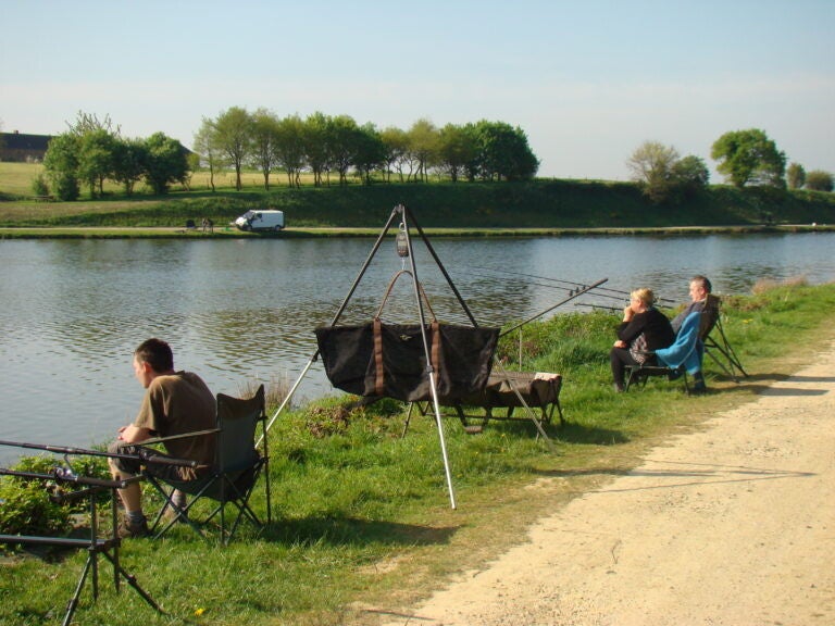 pêche de nuit, pêche, étang