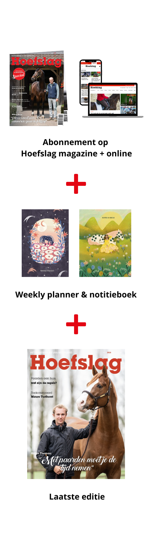 AANBIEDING – Hoefslag jaarabonnement, betalen per maand