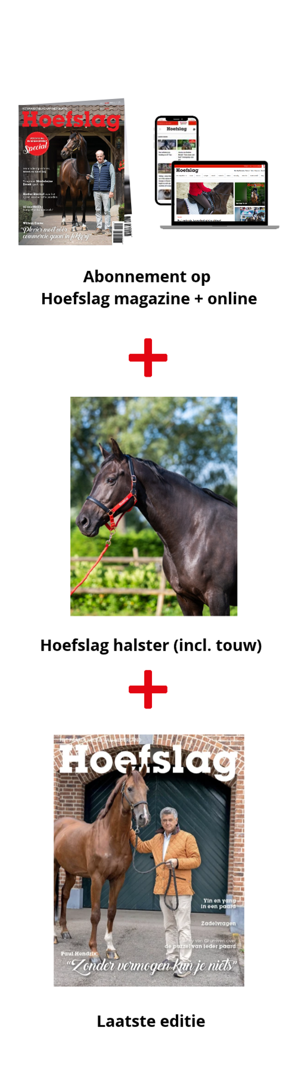 AANBIEDING – Hoefslag jaarabonnement, betalen per maand