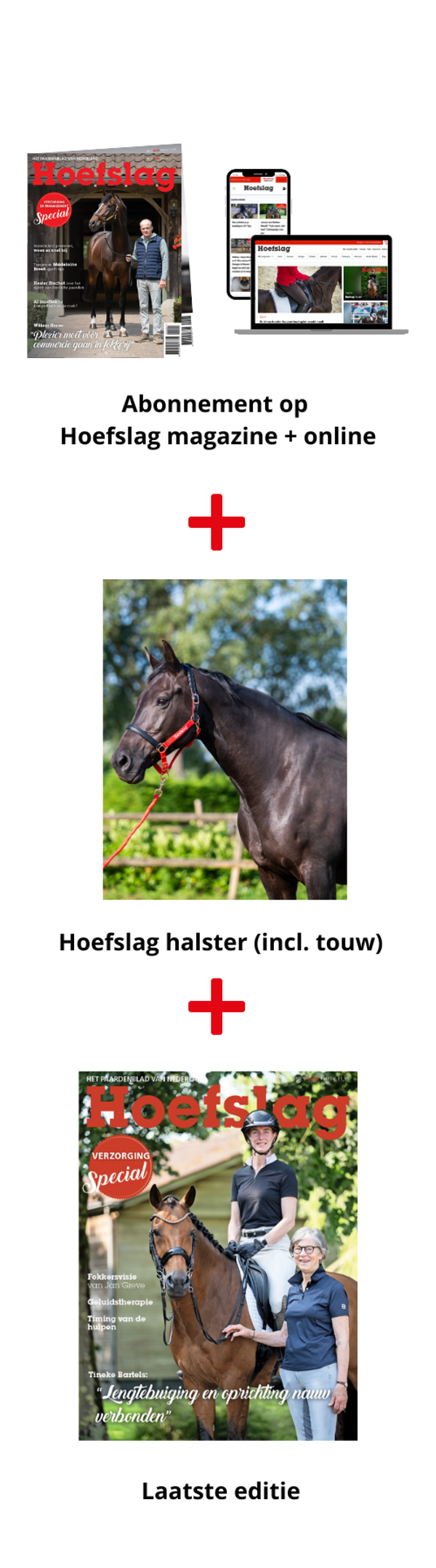 AANBIEDING – Hoefslag jaarabonnement, betalen per maand