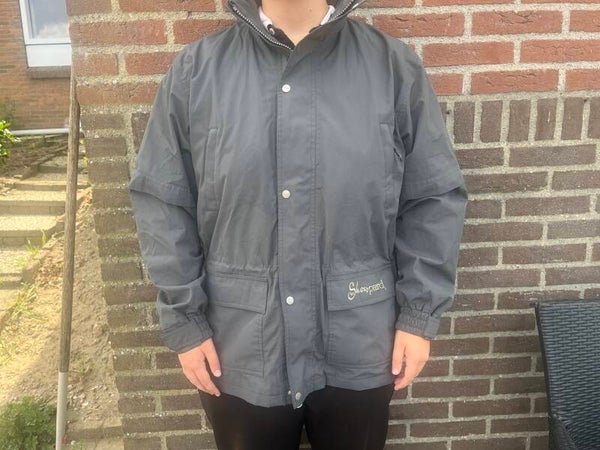 Jas, grijs met logo Showpaard, maat XXL
