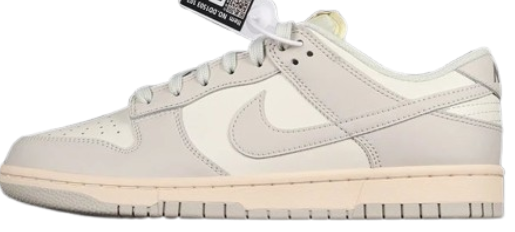 DNK Low White & Light Grey