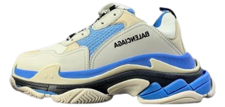 Triple S White & Blue