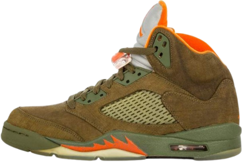 J5 Olive Green & Orange