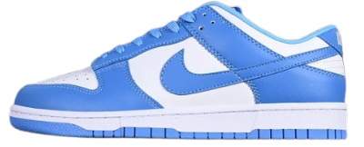 DNK Low White & UNC Blue
