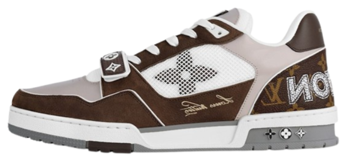 LV Trainer White & Brown