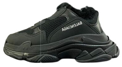 Triple S Furry Black