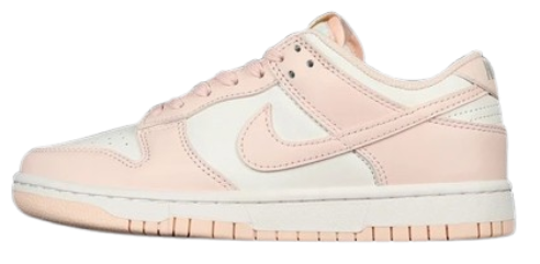 DNK Low White & Light Pink