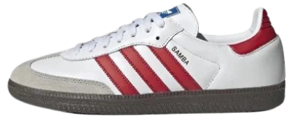 Samba White & Red
