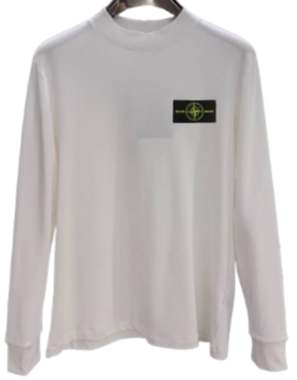 Ston Island Long Tee White 1