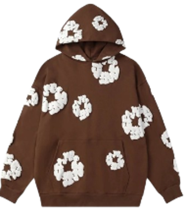 Denim Tears set Hoodie Brown