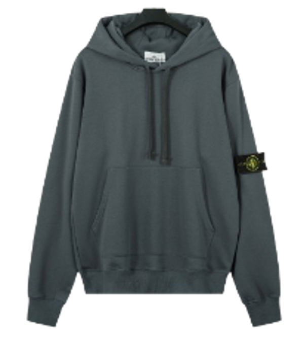 Ston Island Hoodie GreyishBLue