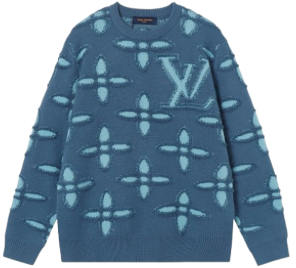 LV Sweater Light Blue