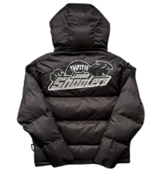TRAPST4R Puffer Jacket Black