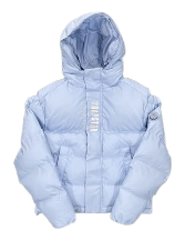 TRAPST4R Puffer Jacket LightBlue2