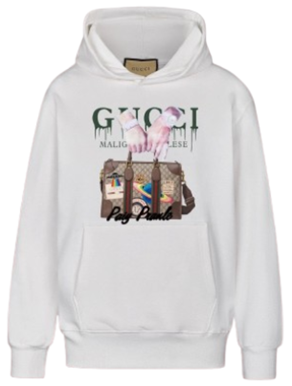 Gcci Hoodie White