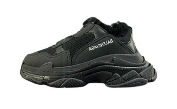 Triple S Furry Black