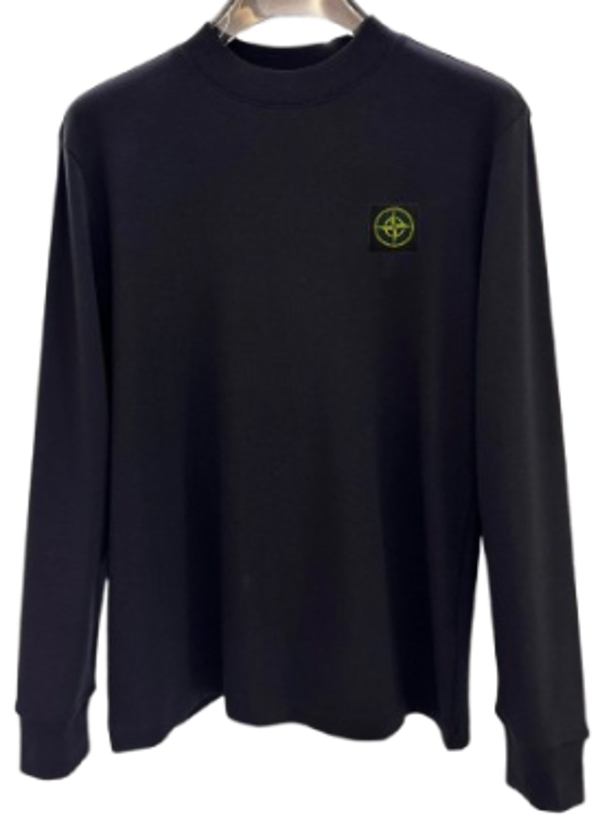 Ston Island Long Tee Black 1