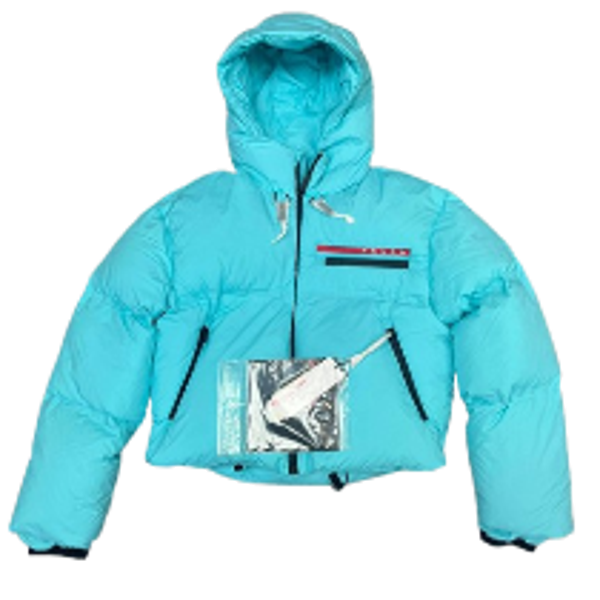 Pr4da WMN Puffer Jacket Light BLue