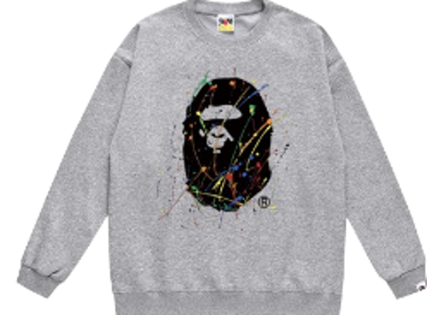 Bape LongSleeve 1 Grey
