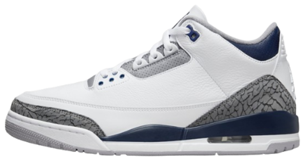 J3 White & NavyBlue