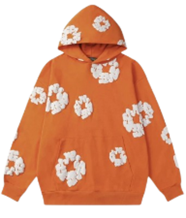 Denim Tears set Hoodie Orange