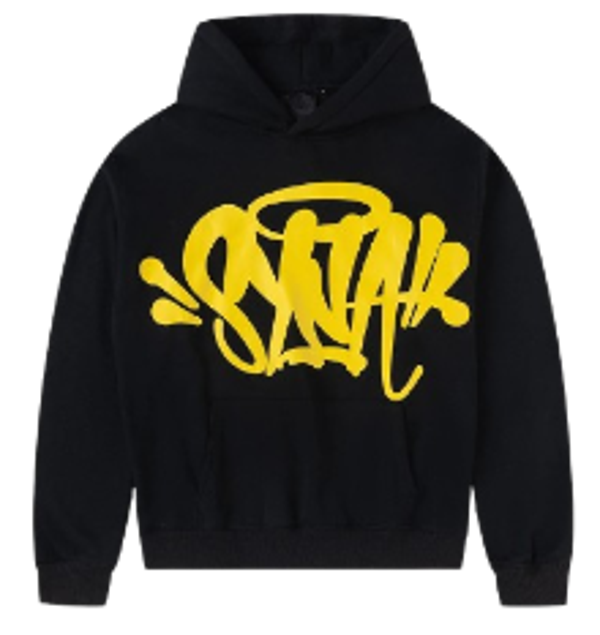 Syna WRLD Set Hoodie Black&Yellow