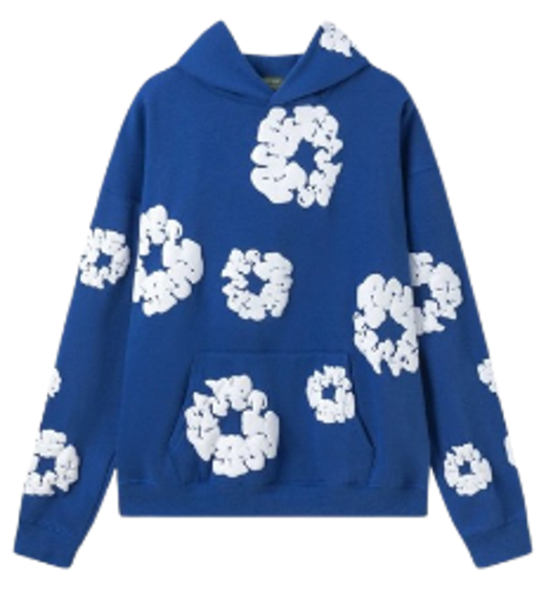 Denim Tears set Hoodie Blue