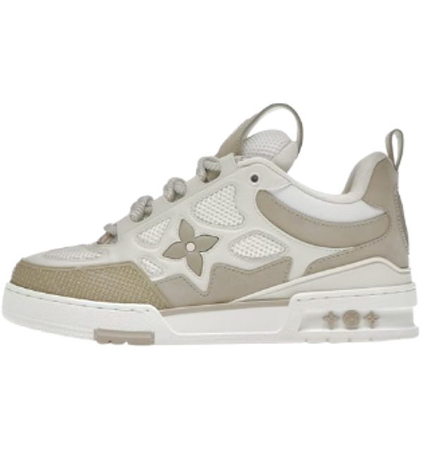 LV Skate Beige & White