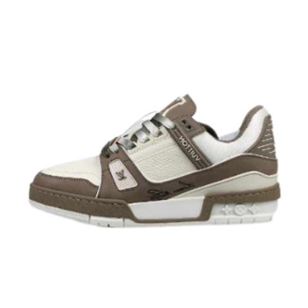 LV Sneaker Brown & White