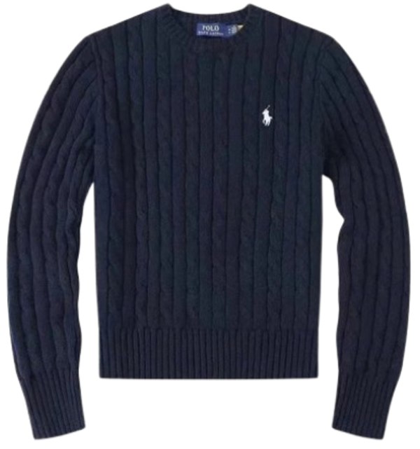 Rlph Lrn Sweater Navy Blue