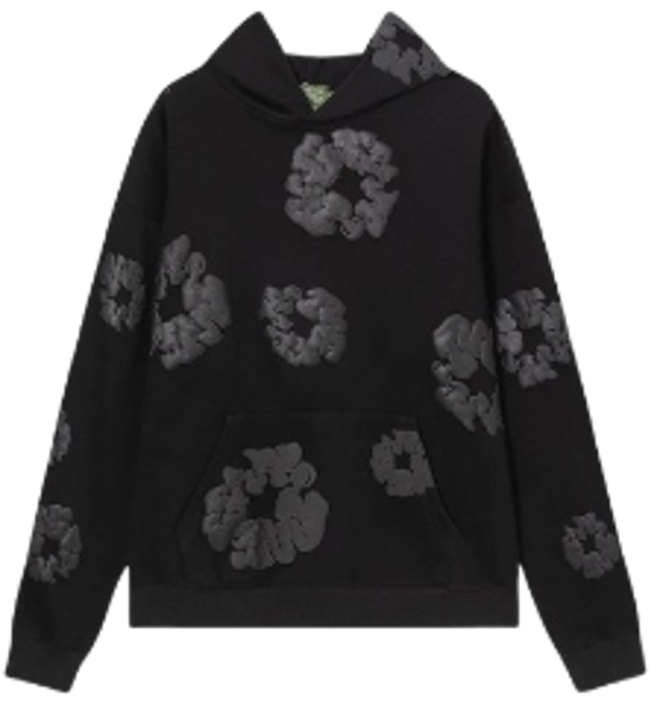 Denim Tears set Hoodie Black&Grey