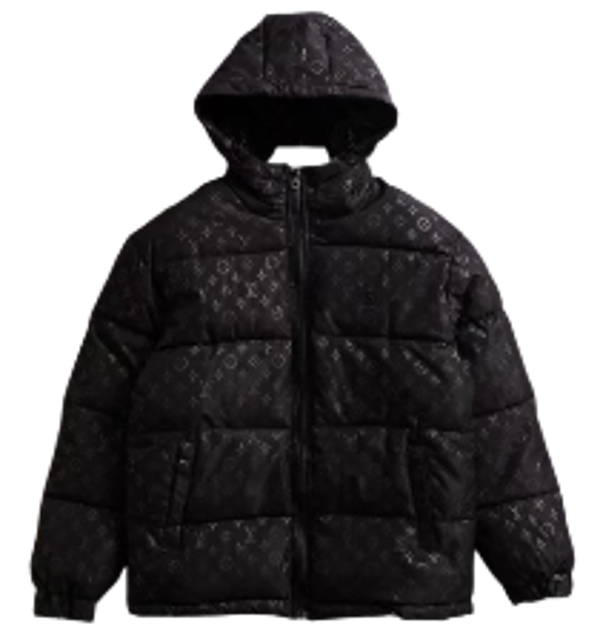 LV Puffer Jacket Black