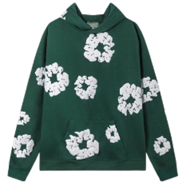 Denim Tears set Hoodie Green