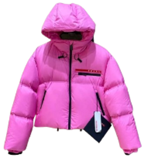 Pr4da WMN Puffer Jacket Pink