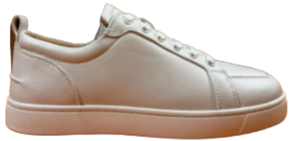 Lboutin Low White