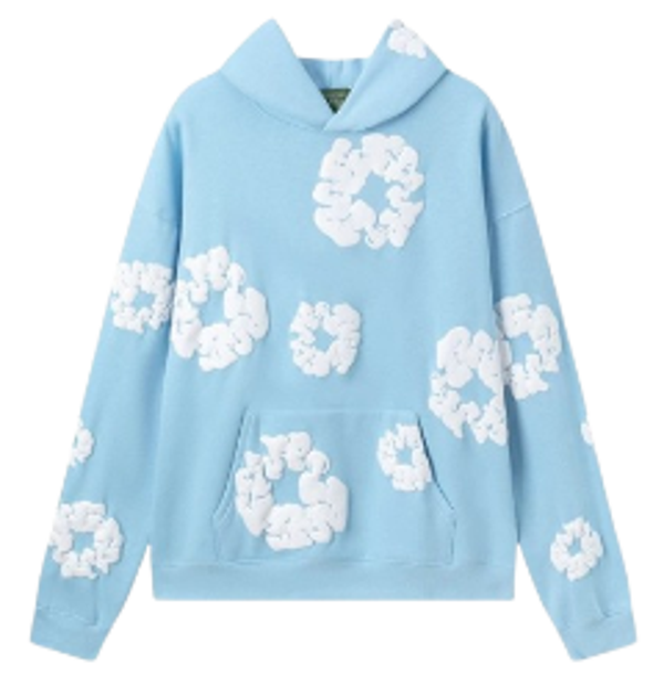 Denim Tears set Hoodie Lightblue