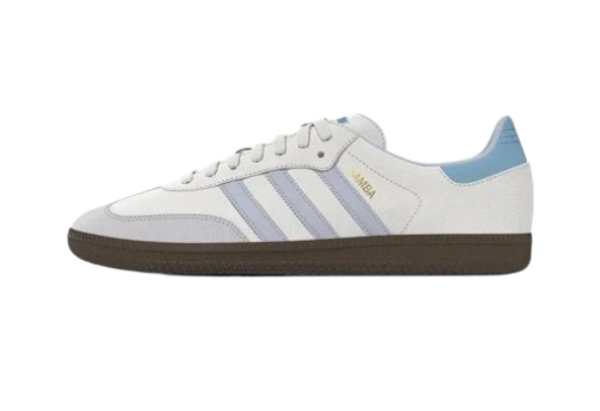 Samba White & Light Blue